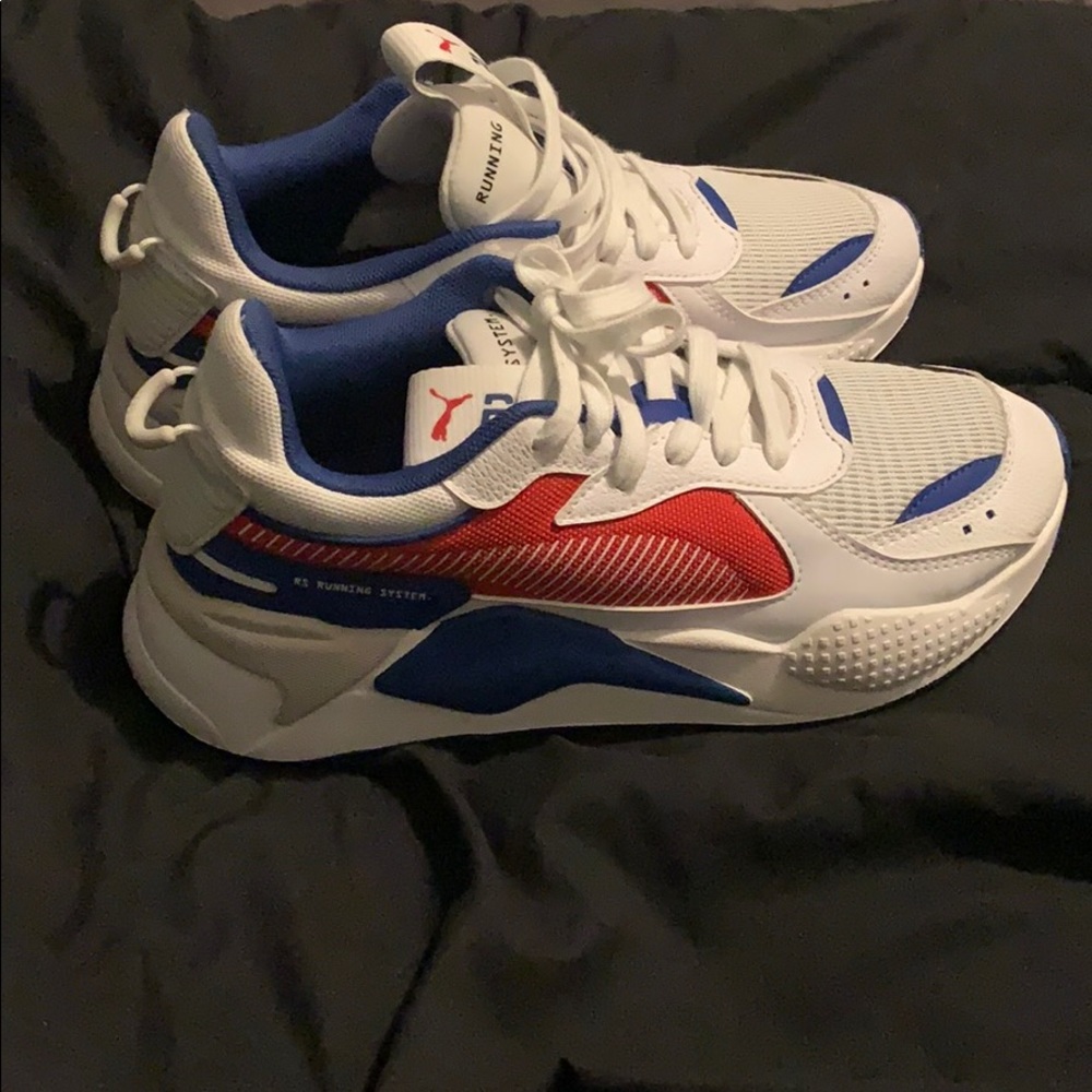 Puma RS-X  size 6.5 in kids but an 8 in women